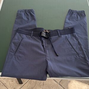 Zara black tag joggers blue L